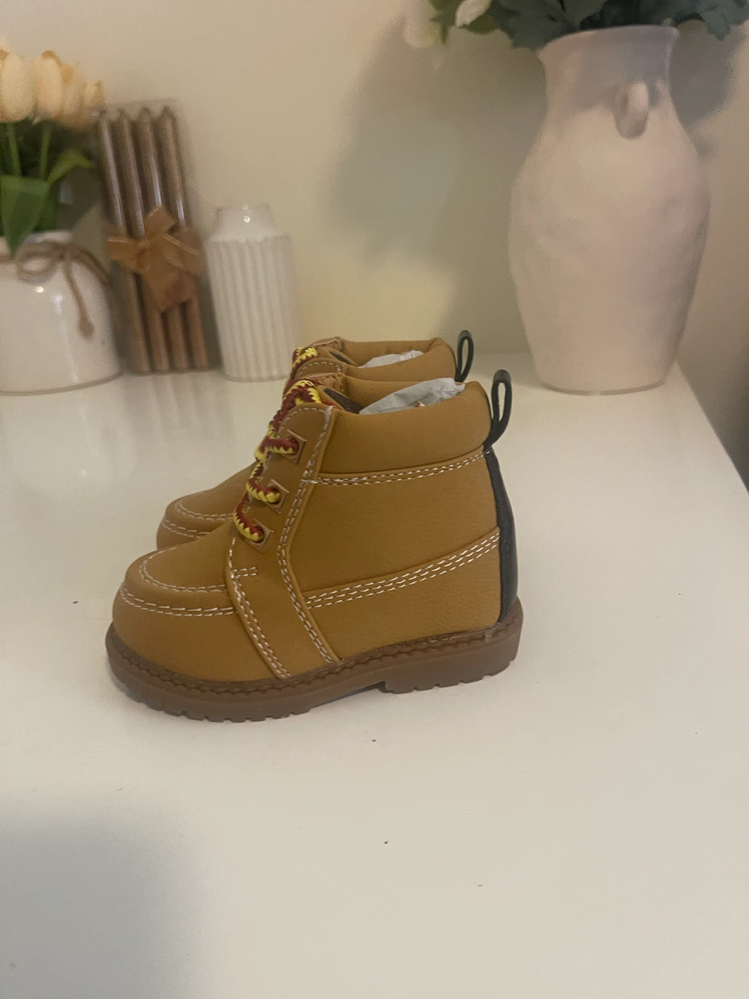 Toddler Tan Work Boots - photo 2