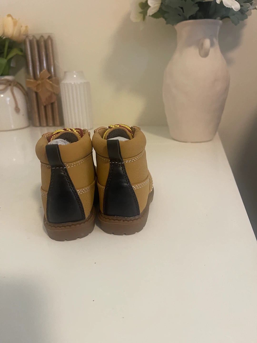 Toddler Tan Work Boots - photo 4