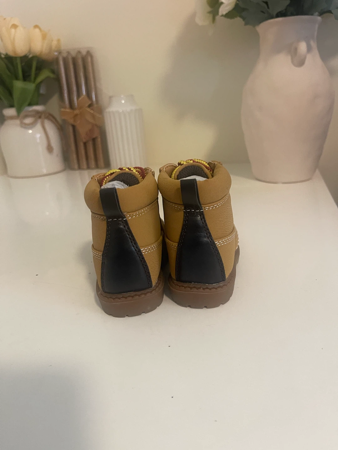 Toddler Tan Work Boots - photo 5
