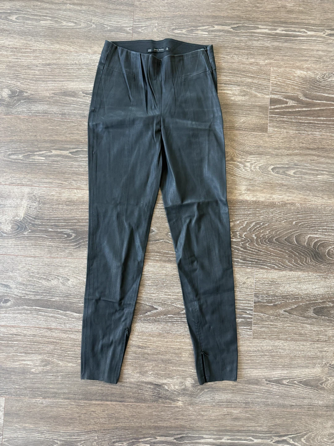 Zara Basic Collection Faux Leather Pants size xs
