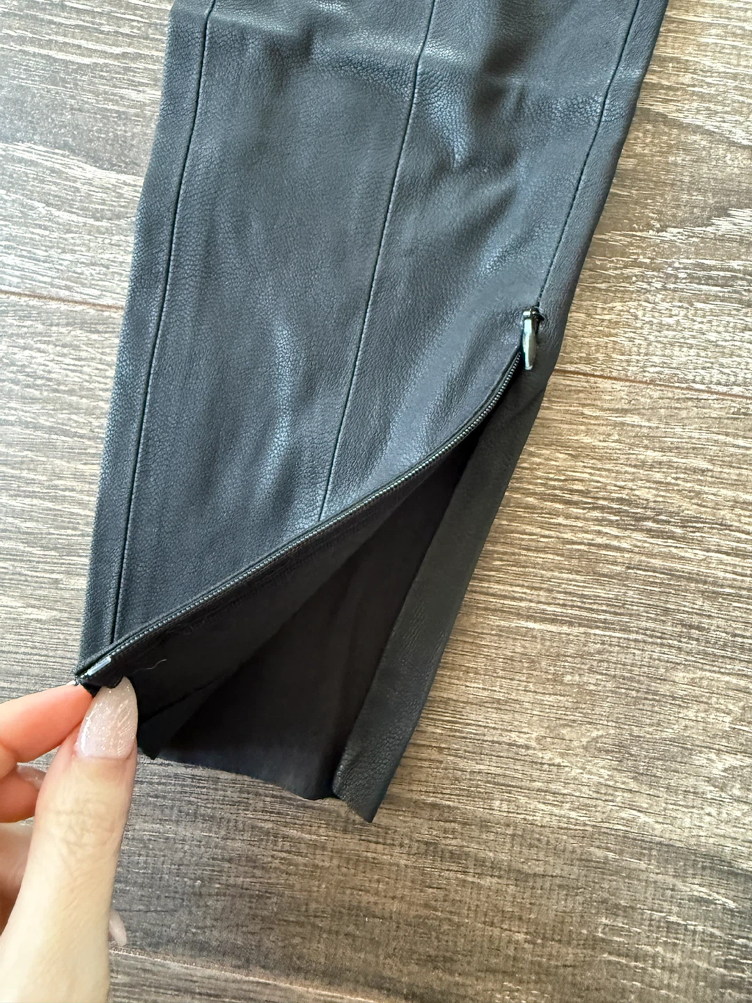 Zara Basic Collection Faux Leather Pants size xs - photo 3