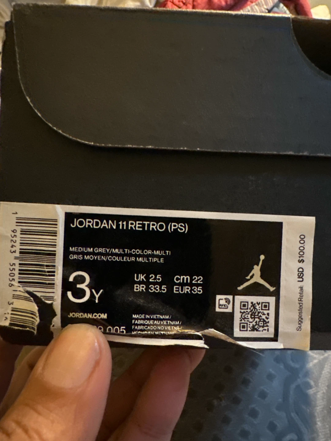Jordan 11 Retro PS 'Medium Grey' - photo 2