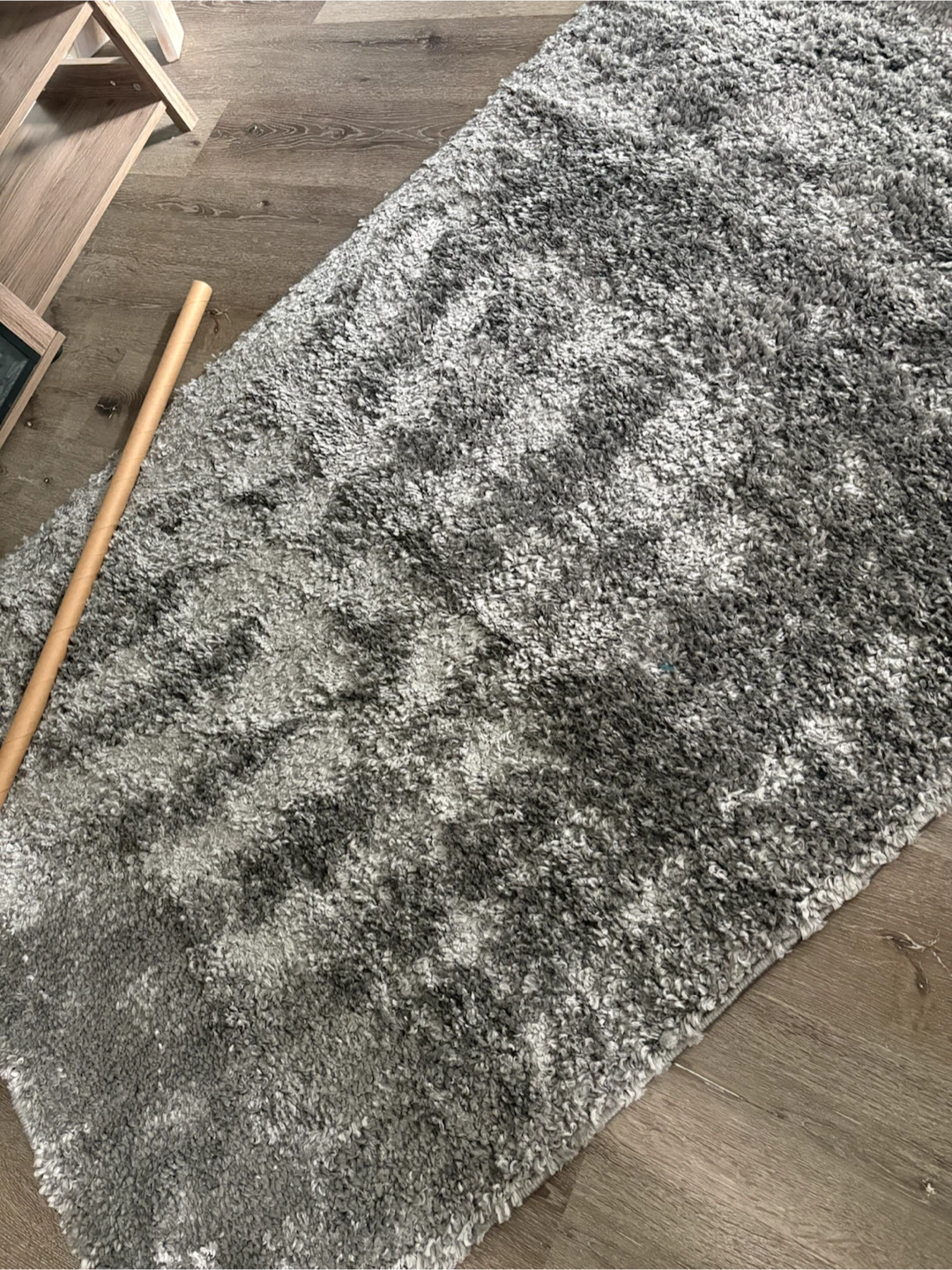 Gray area rug