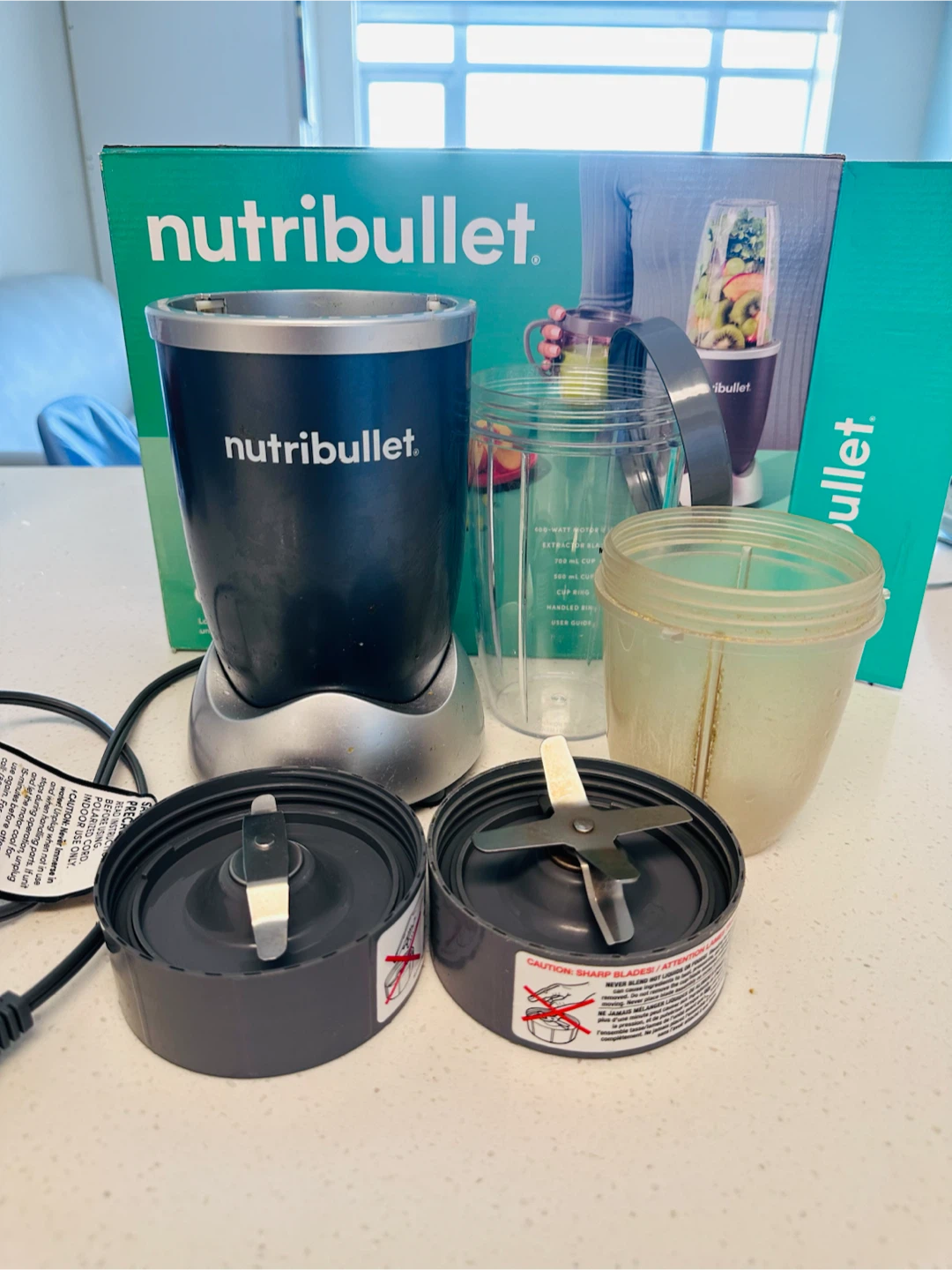 NutriBullet Blender with Cups and blades