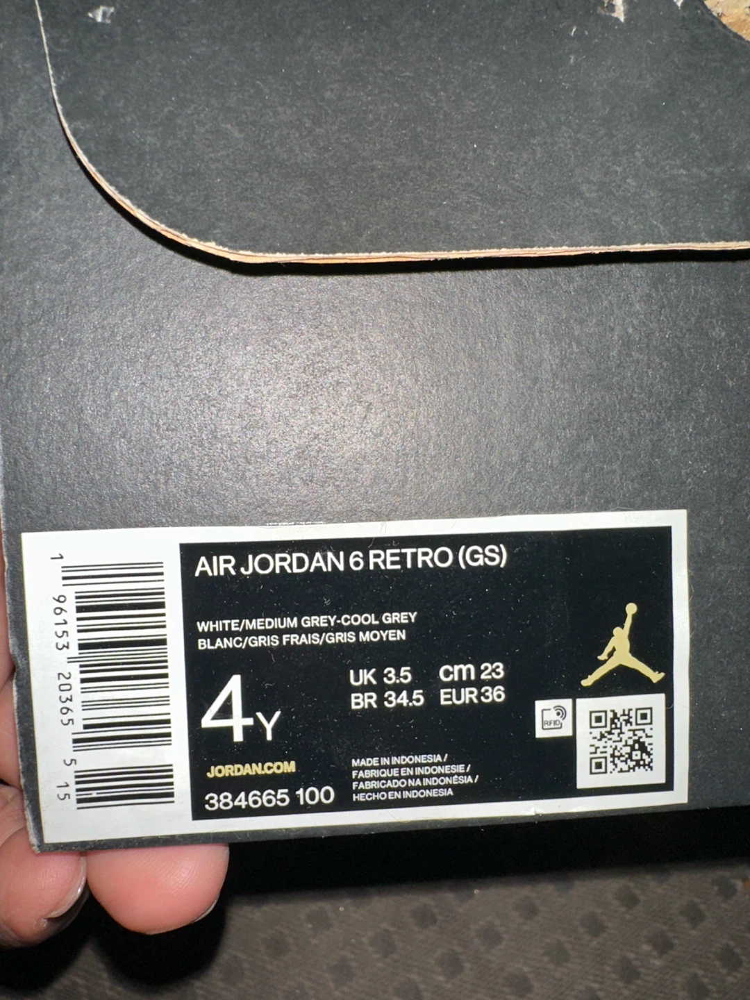 Air Jordan 6 Retro (GS) - White/Cool Grey - photo 2