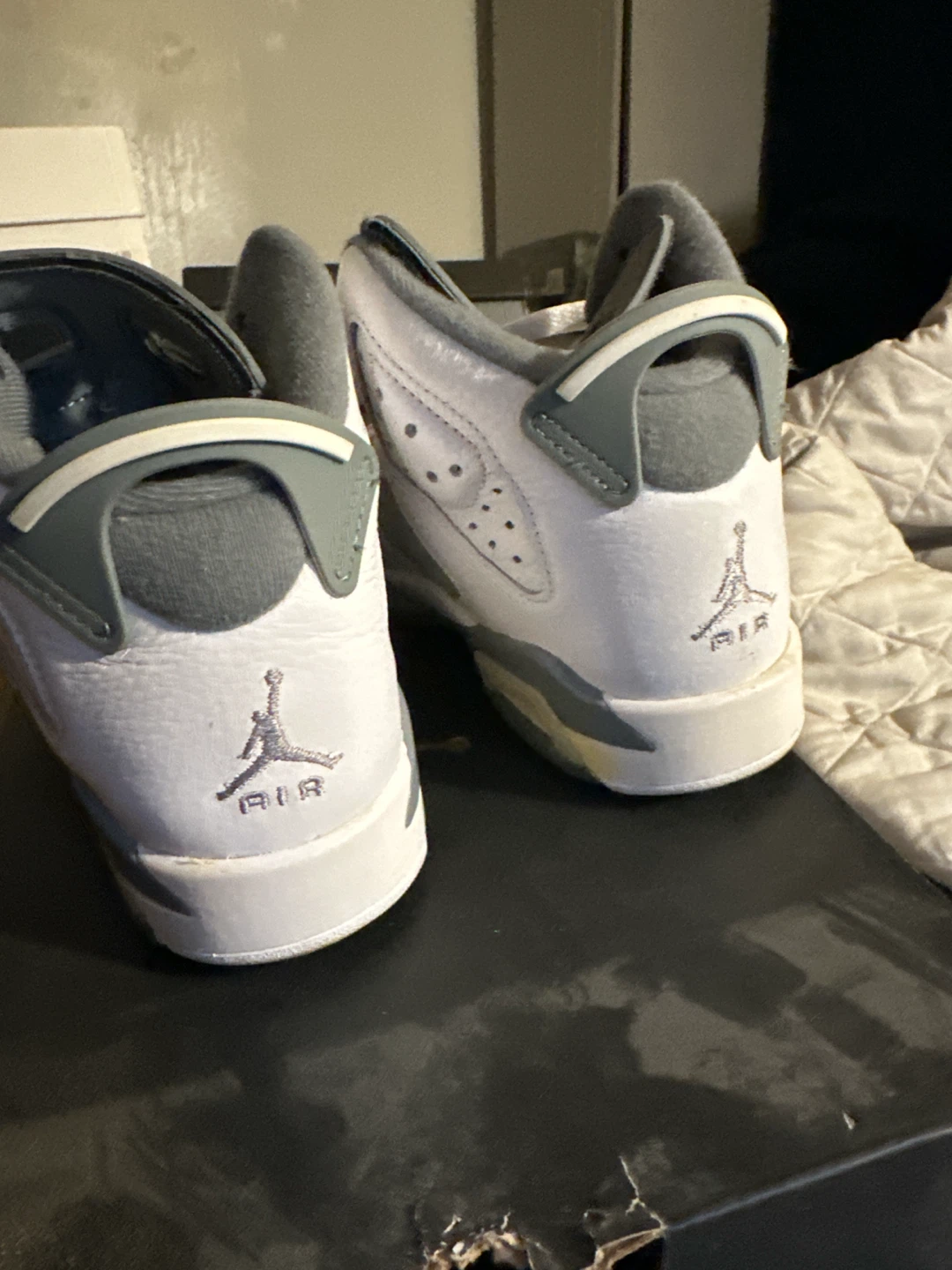 Air Jordan 6 Retro (GS) - White/Cool Grey - photo 5