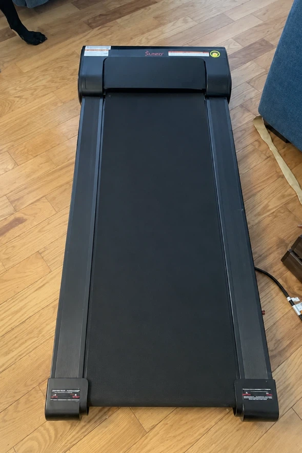 Sunny Under Desk Walking Pad Treadmill – Excellent Condition