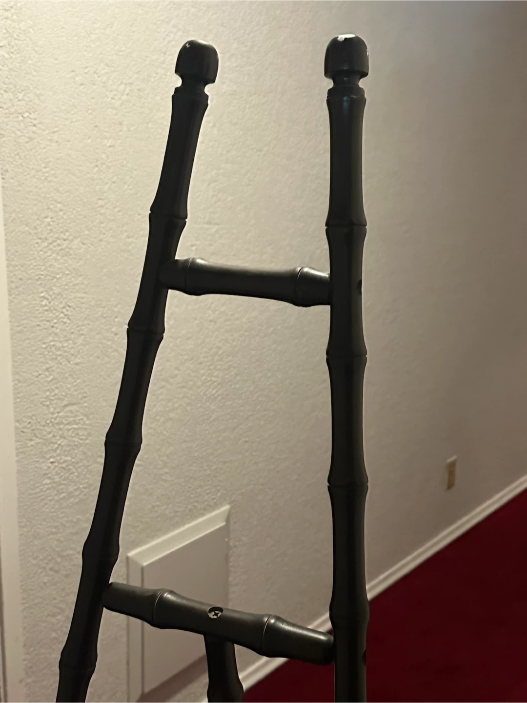 Hollywood Regency Faux Bamboo Wood Art Display Easel - photo 2