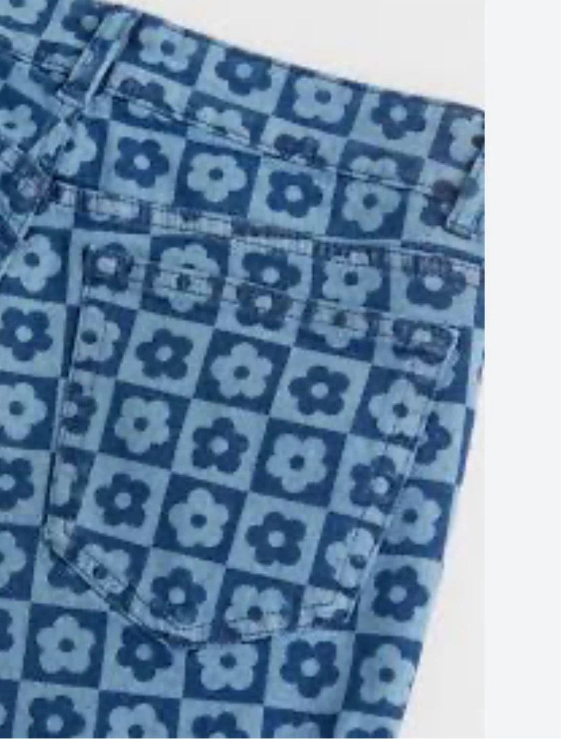 H&M Jeans - Floral Pattern -  Flared - Sz 8 - photo 2