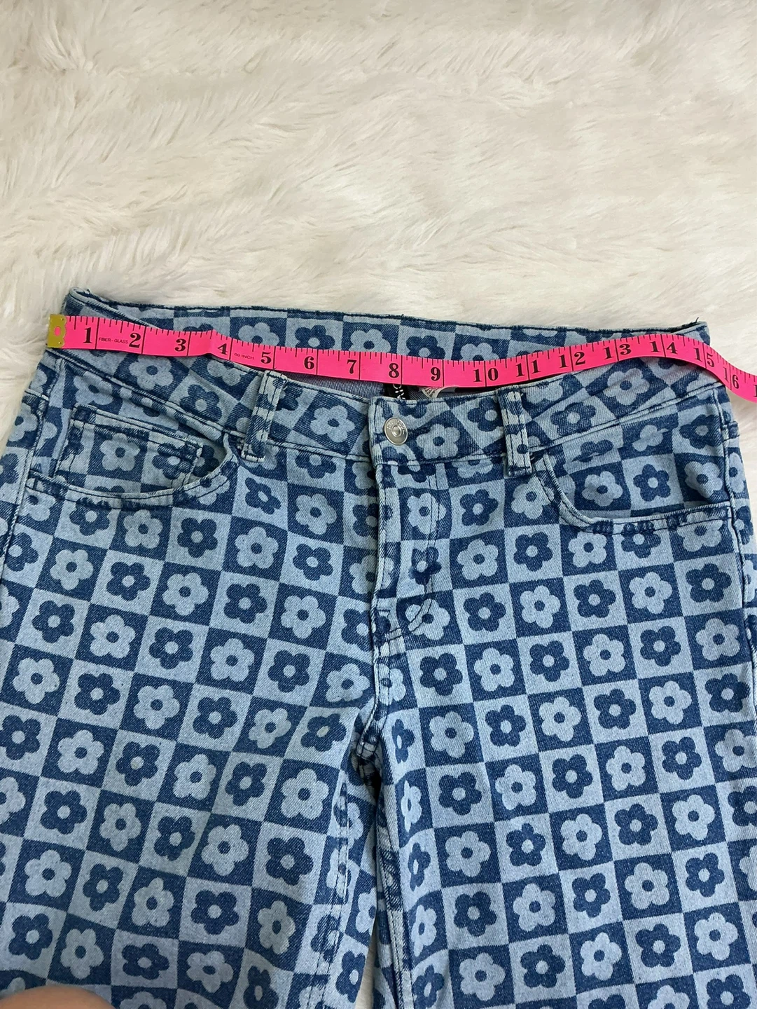 H&M Jeans - Floral Pattern -  Flared - Sz 8 - photo 4