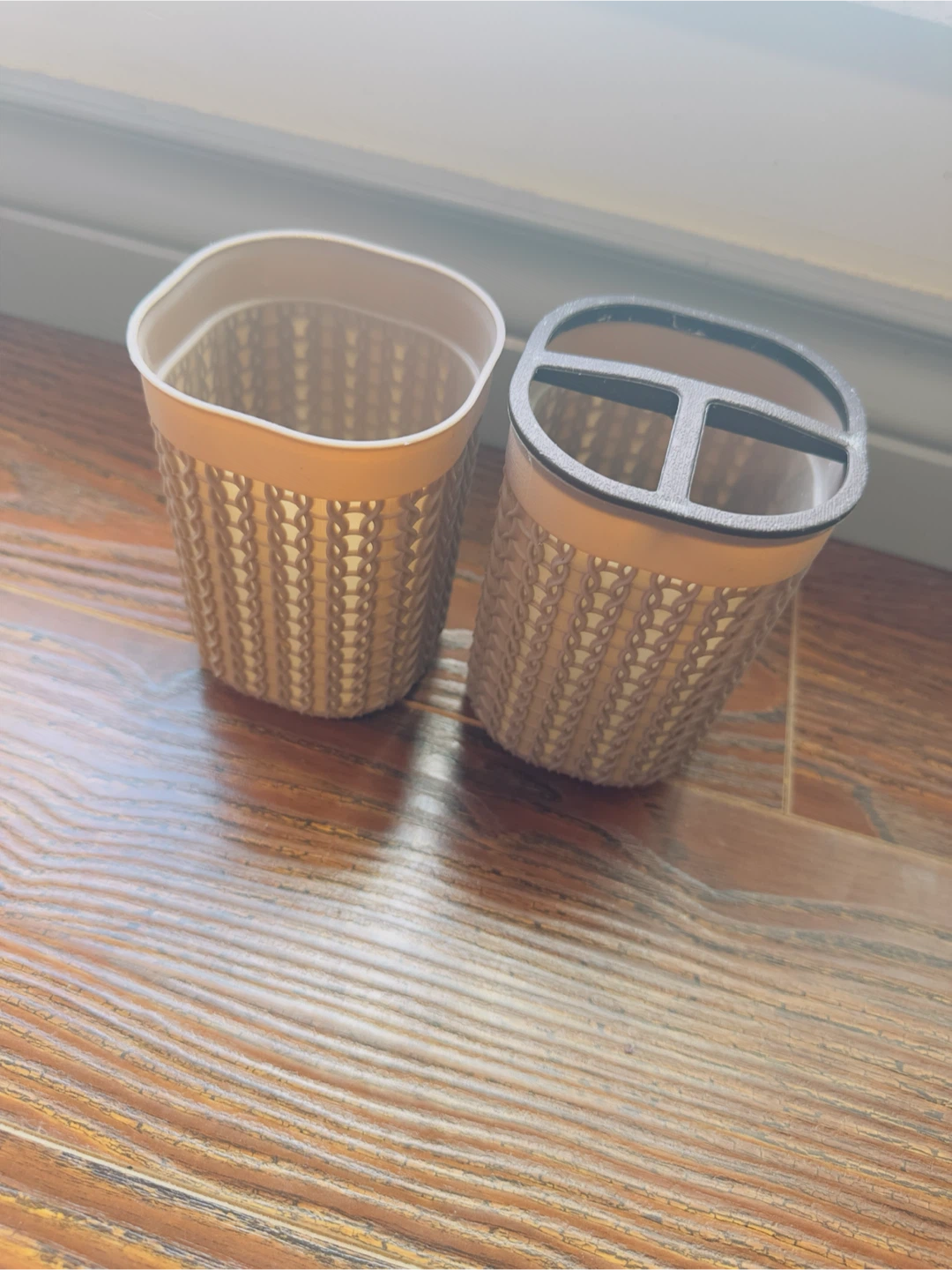 Bathroom Tumbler and Toothbrush Holder Set
