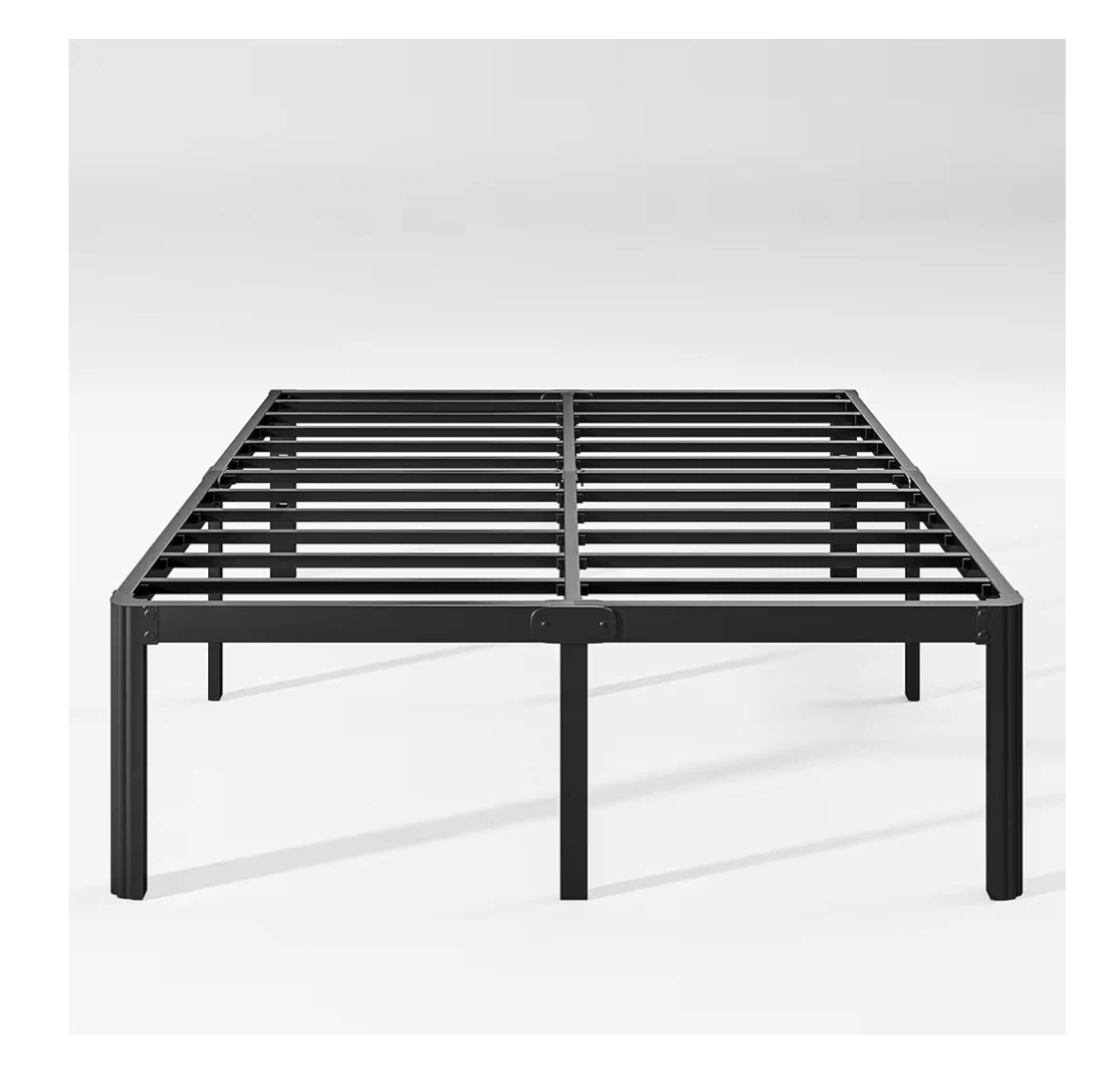Full size Platform Black Metal Bed Frame