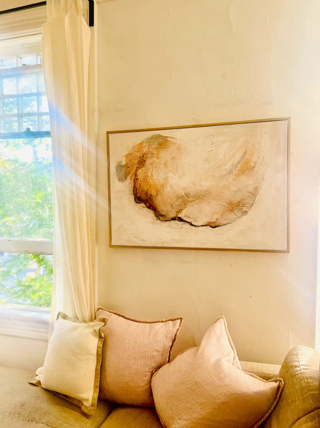 Abstract Framed Wall Art 25 x 37” - photo 2