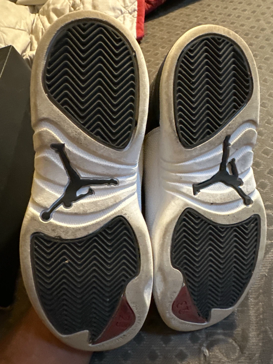 Air Jordan 12 Retro (PS) Black/Varsity Red Shoes - photo 3