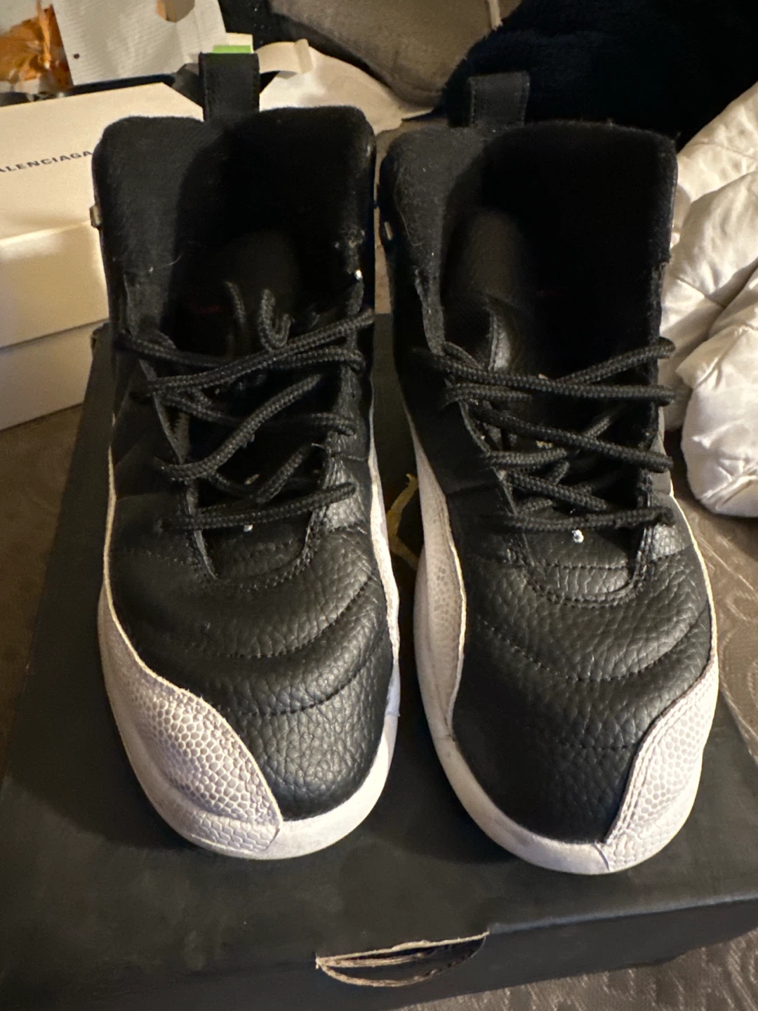 Air Jordan 12 Retro (PS) Black/Varsity Red Shoes - photo 4