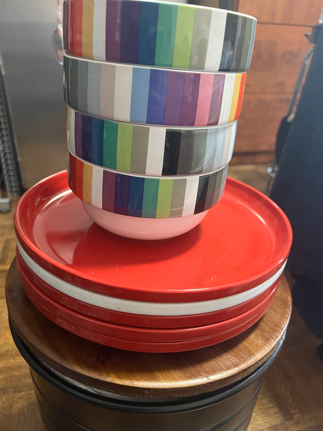 Novogratz Ceramic Bowls and Plates Set
