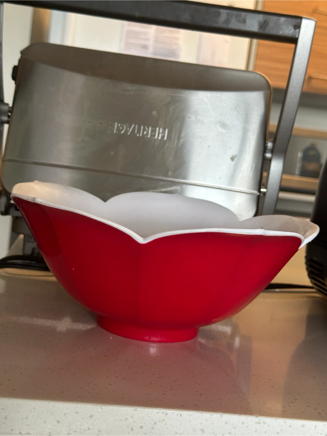 Heritage Red and White Mixing Bowl
