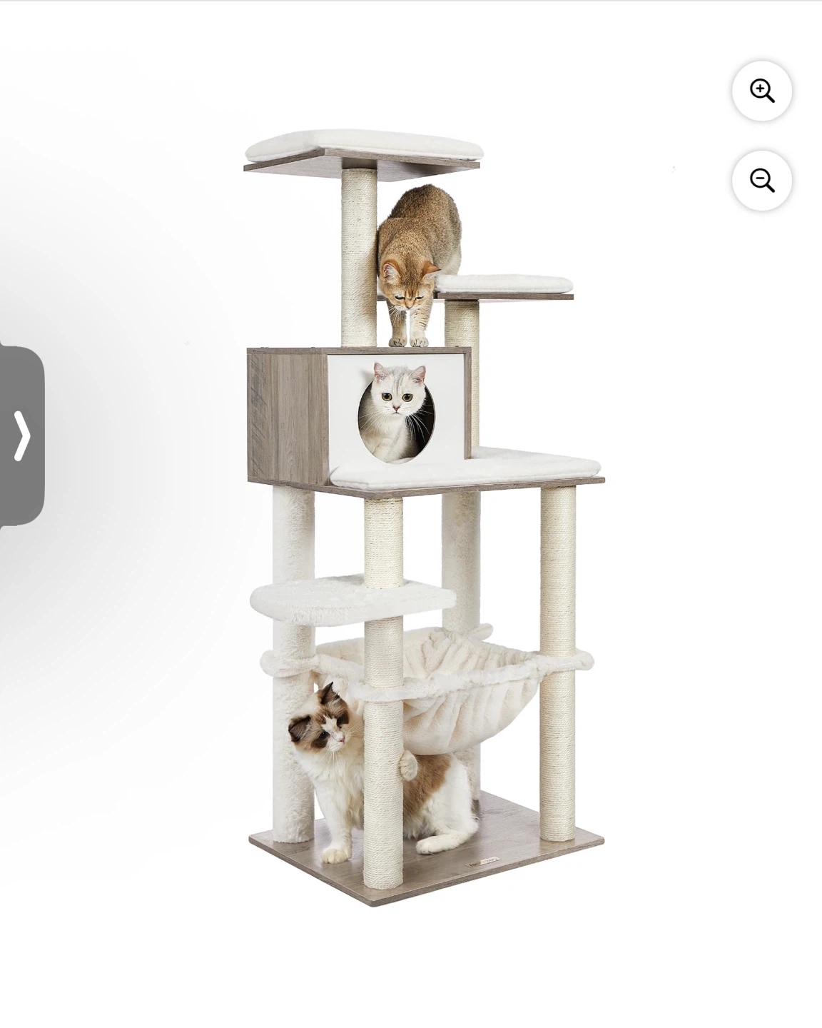 Large Cat Tree Condo with Hammock