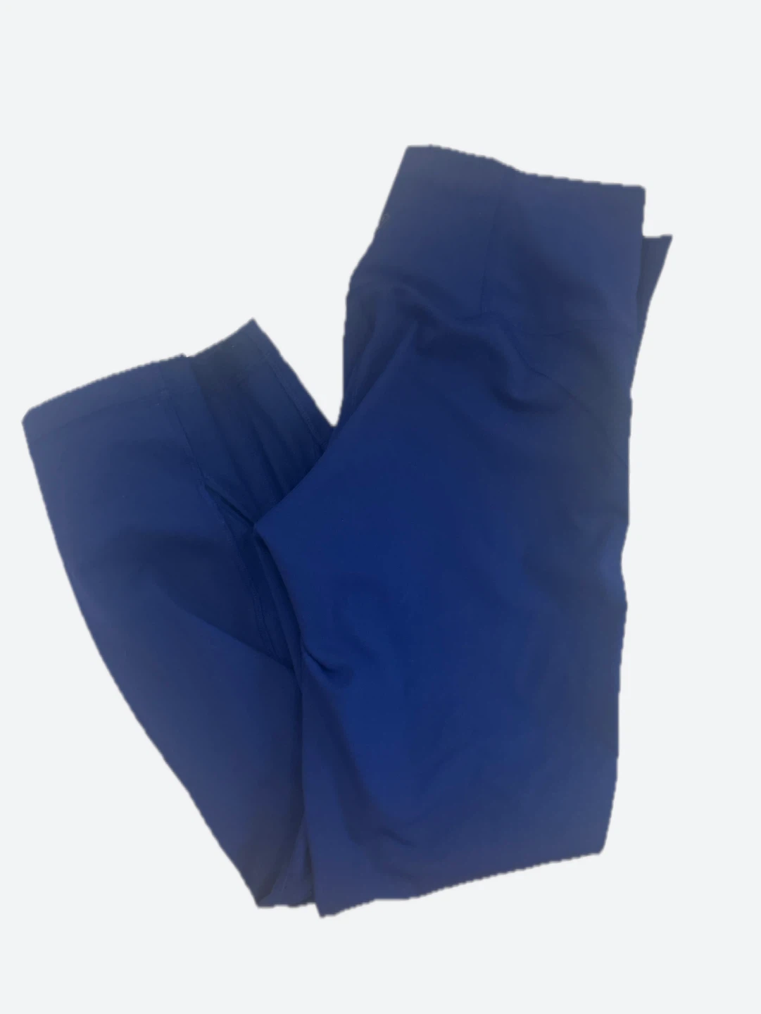 Lululemon Navy Blue Cropped Leggings with mesh detail