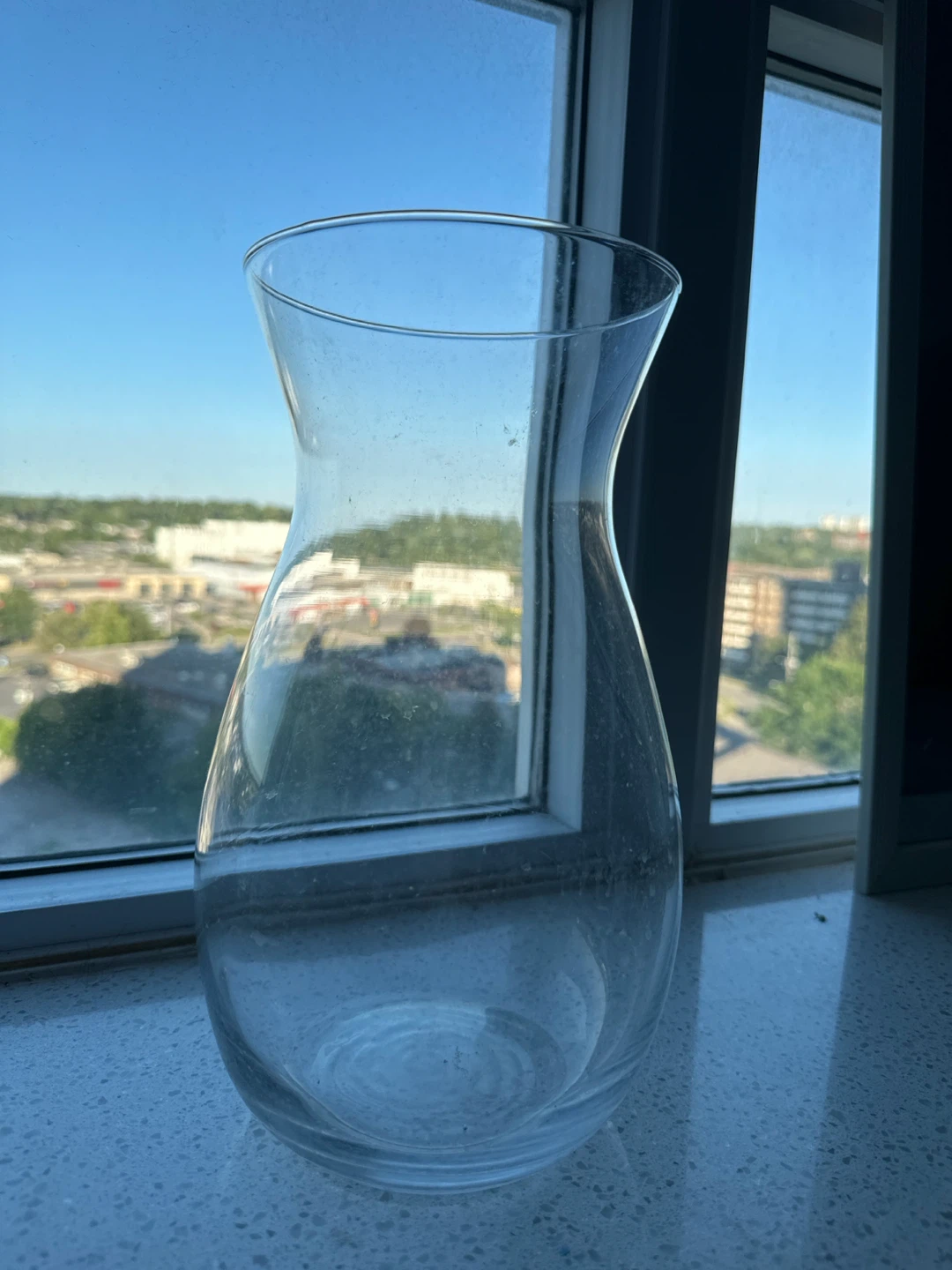 Clear Glass Vase