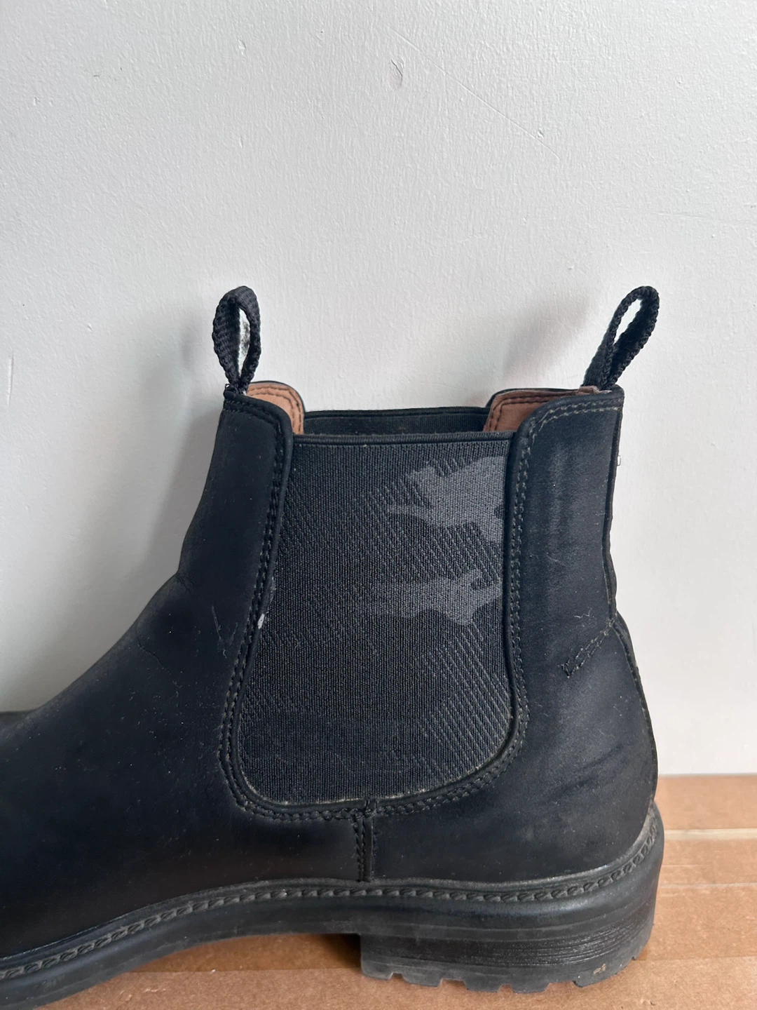 Black Vegan Leather Chelsea Boots - photo 4