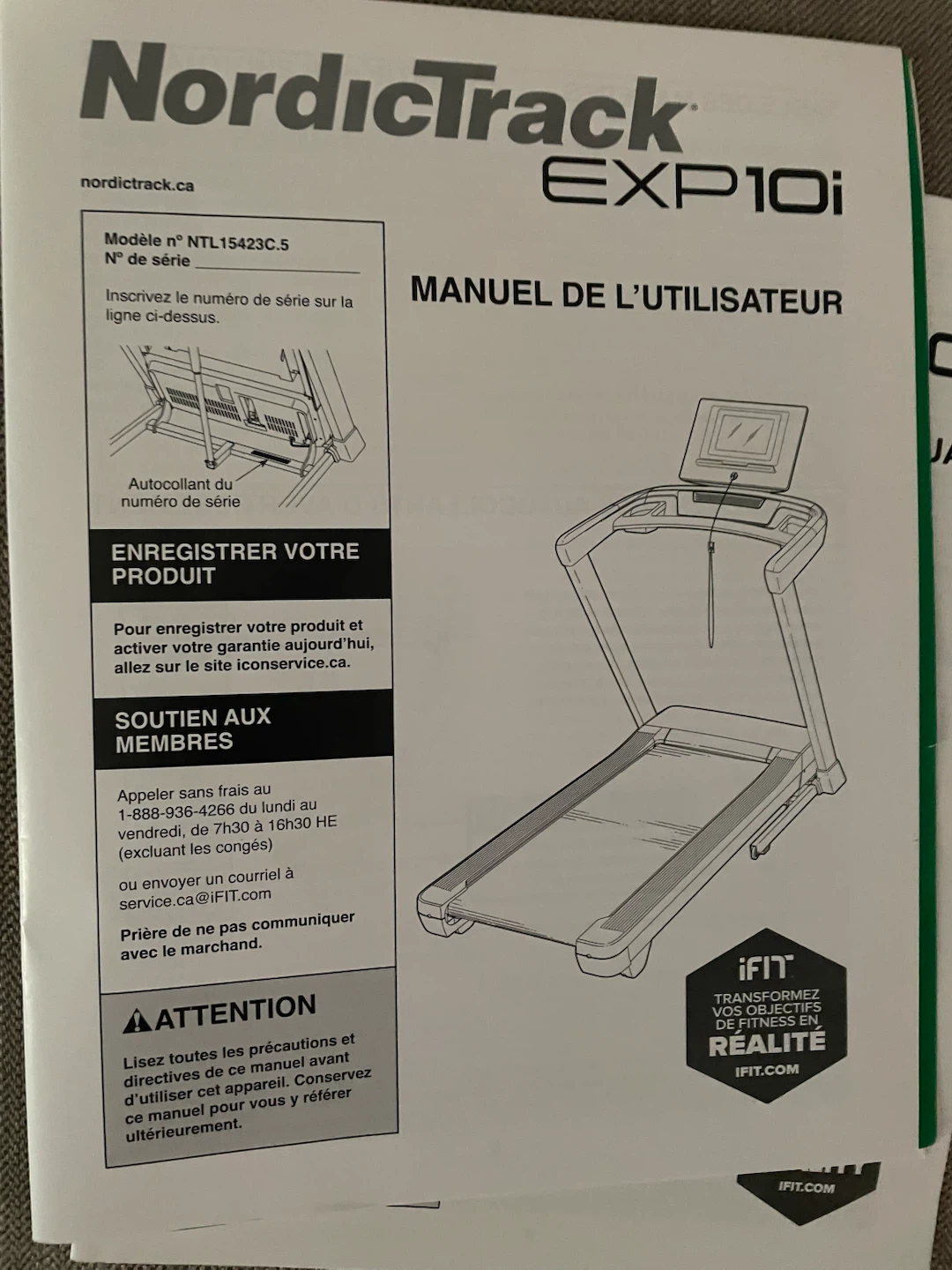 NordicTrack EXP10i Treadmill - photo 2
