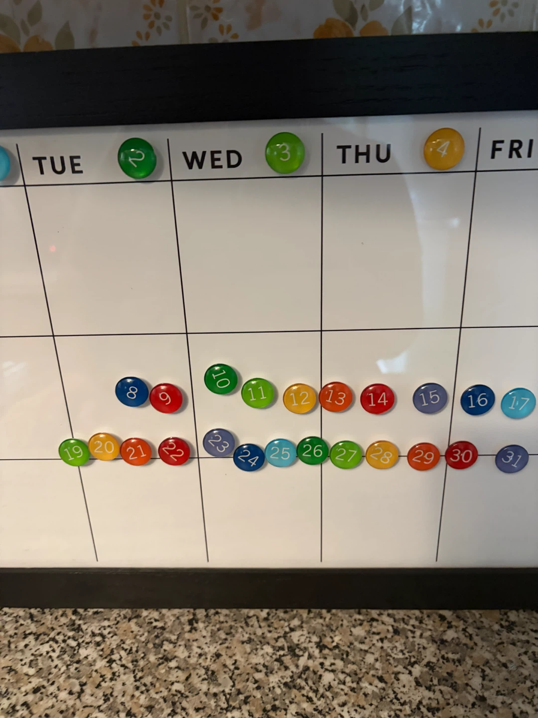 Magnetic Dry Erase Weekly Planner Whiteboard - photo 3