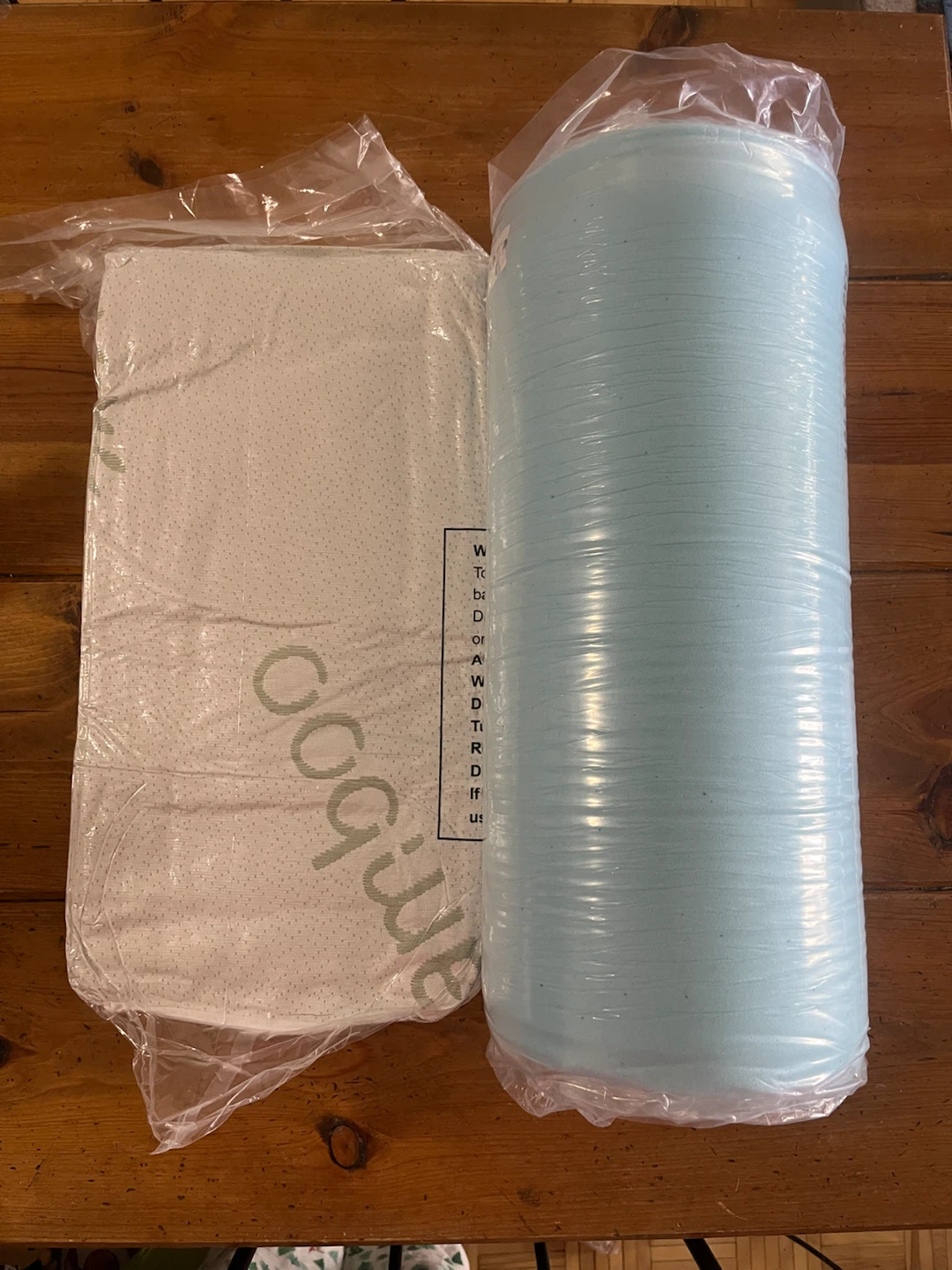 Memory Foam Mattress Topper + Bamboo Pillow Top (Twin) - photo 2