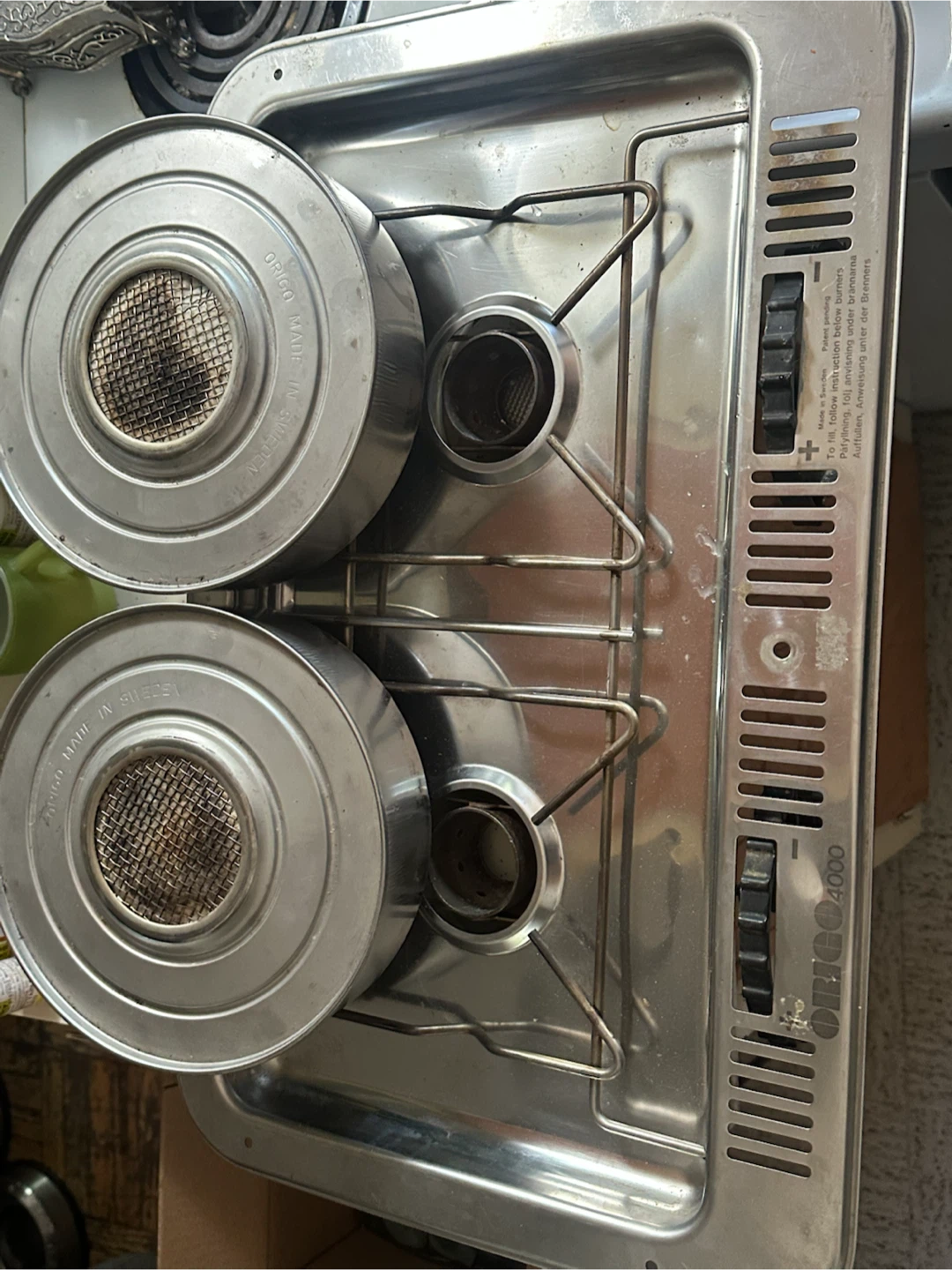Origo 4000 2-Burner Alcohol Boat Marine Stove