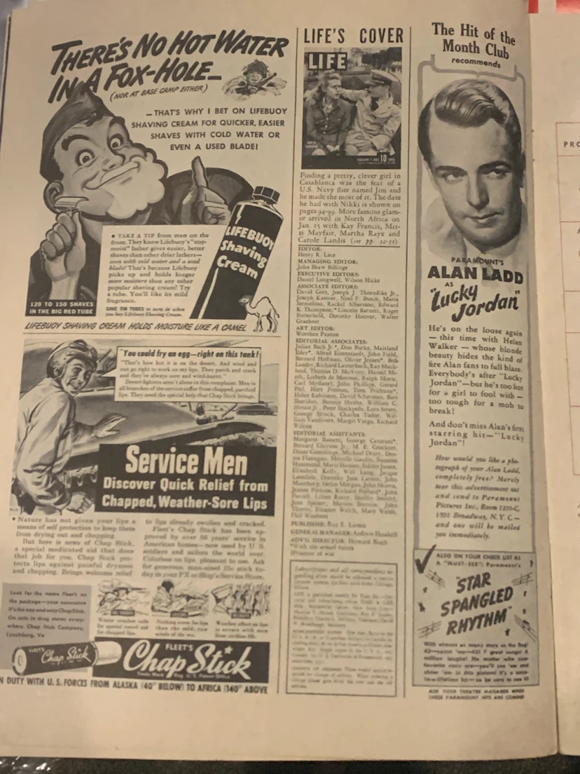 LIFE Magazine February 1, 1943 - photo 3