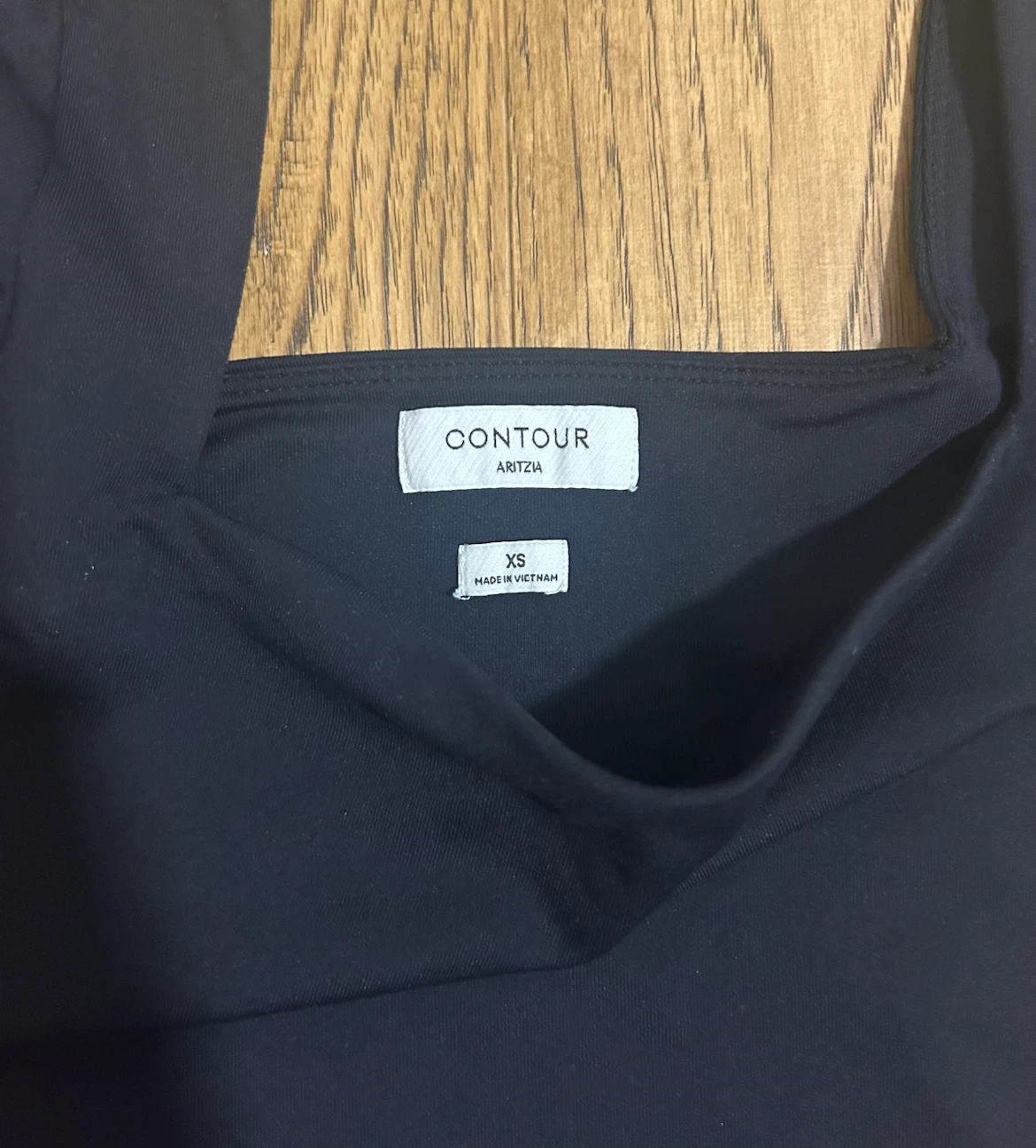 Aritzia Contour Black Square Neck Top - XS - photo 2