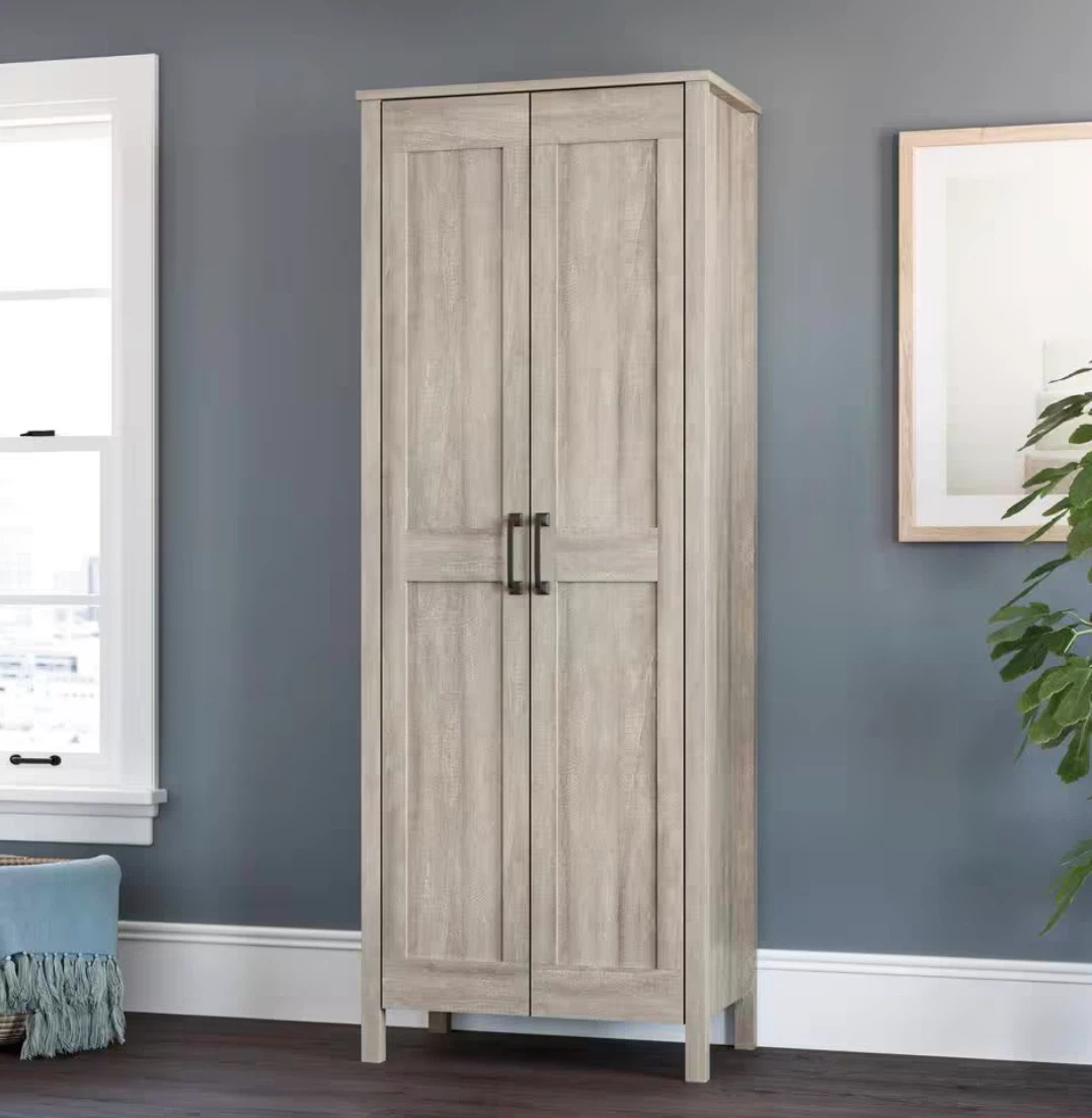 Spring Maple 2-Door Storage Cabinet with Panel Doors