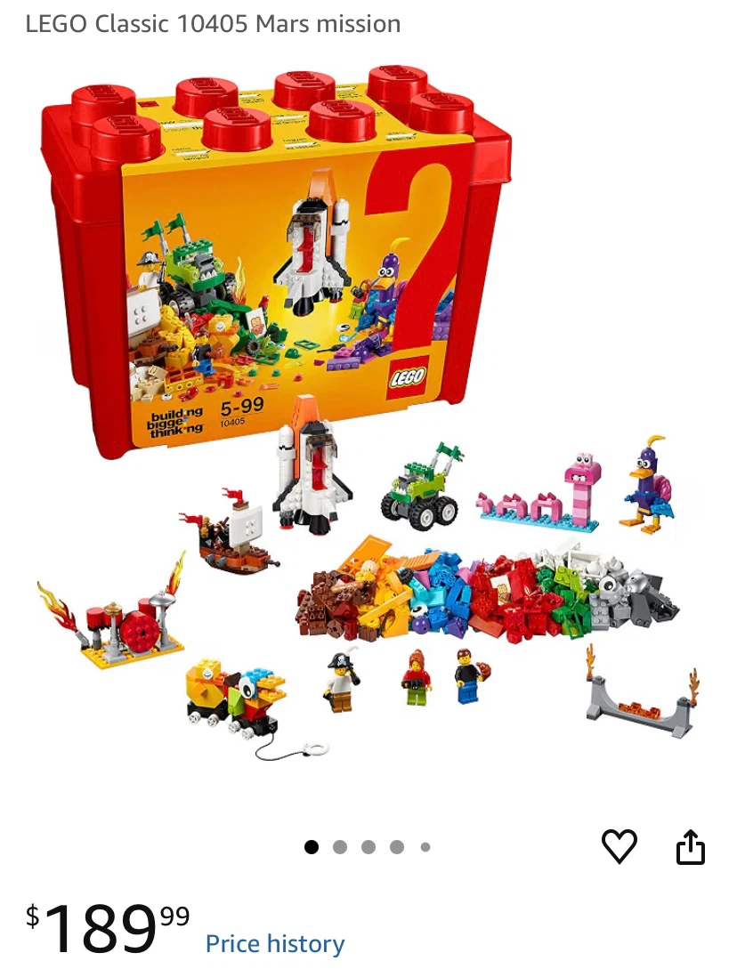 New Sealed LEGO Classic 10405 Mars Mission