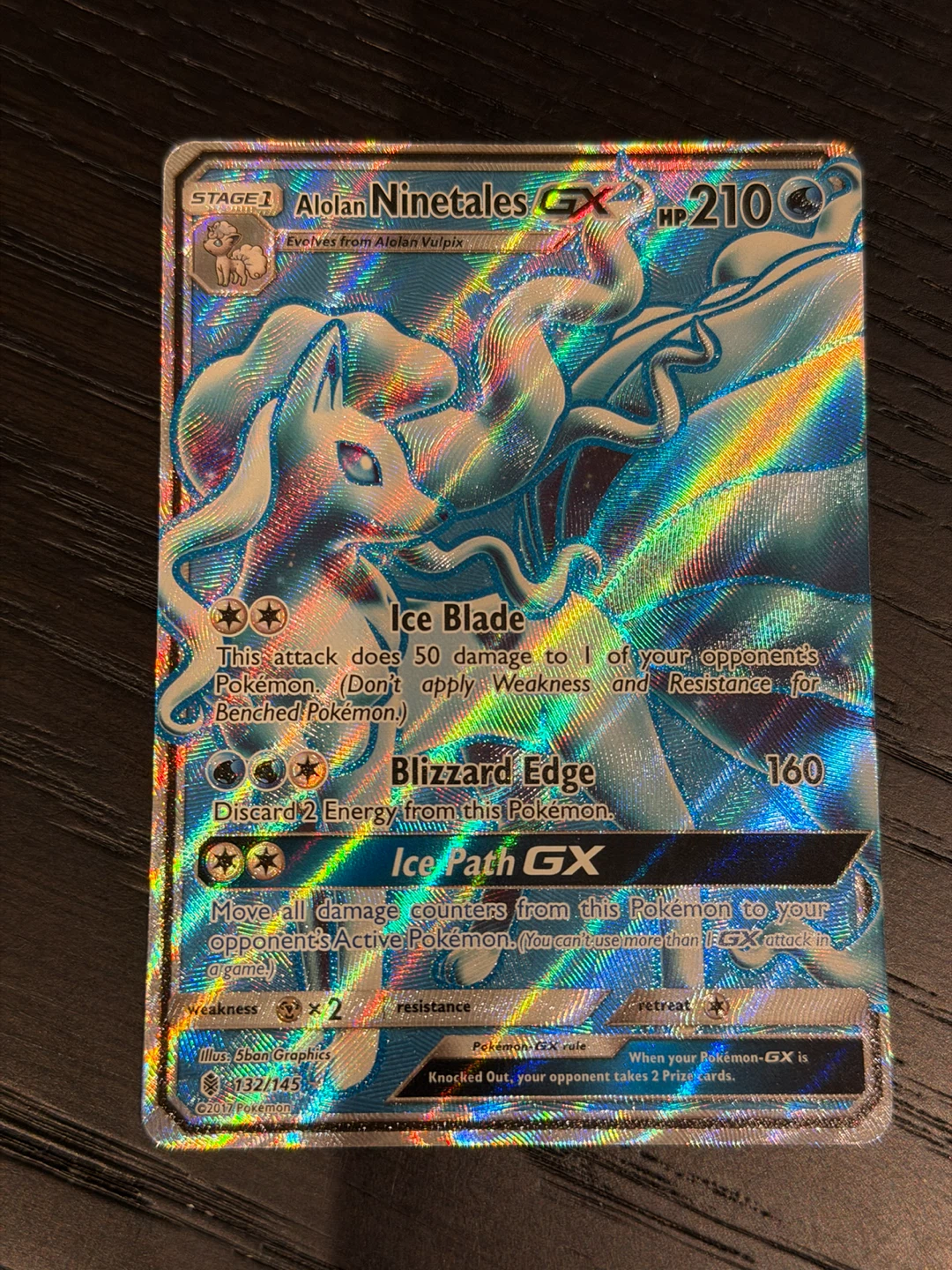 Pokemon Alolan Ninetales GX Full Art