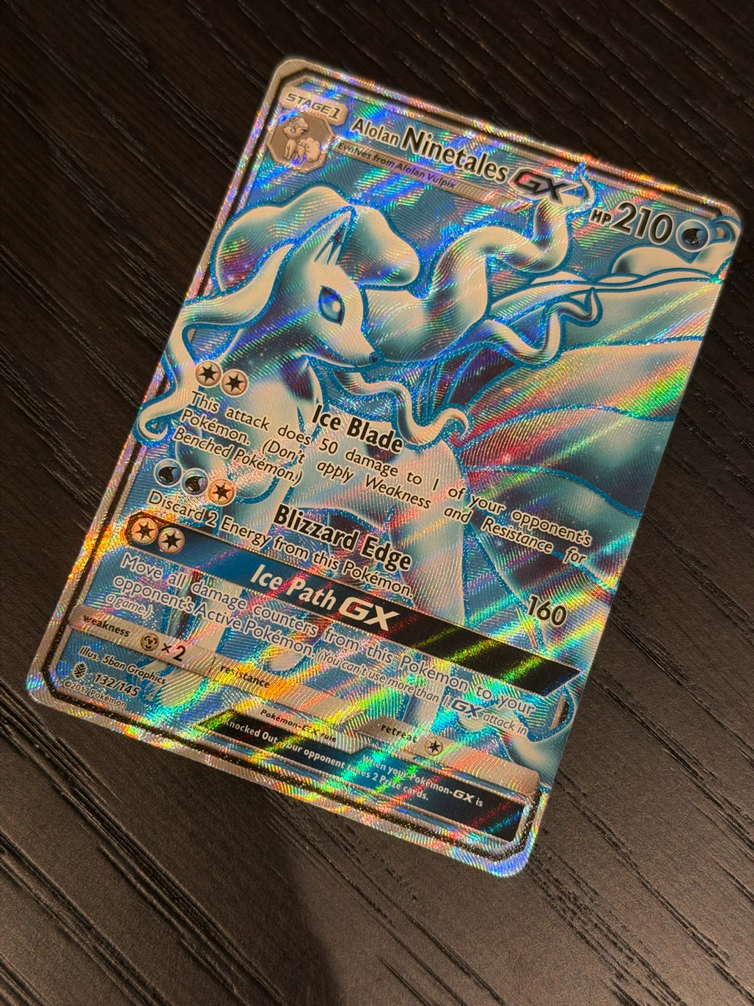 Pokemon Alolan Ninetales GX Full Art - photo 2