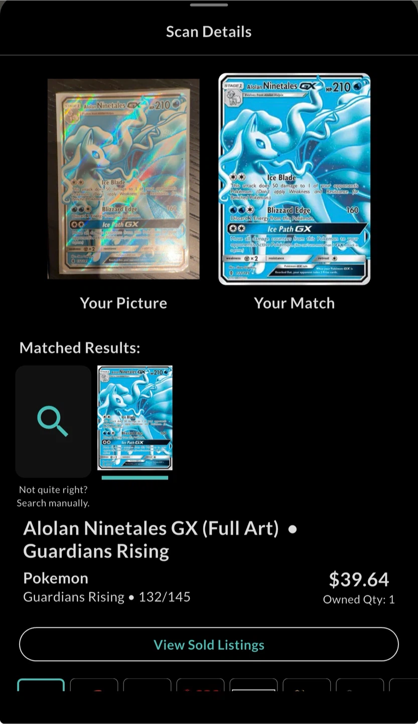Pokemon Alolan Ninetales GX Full Art - photo 4