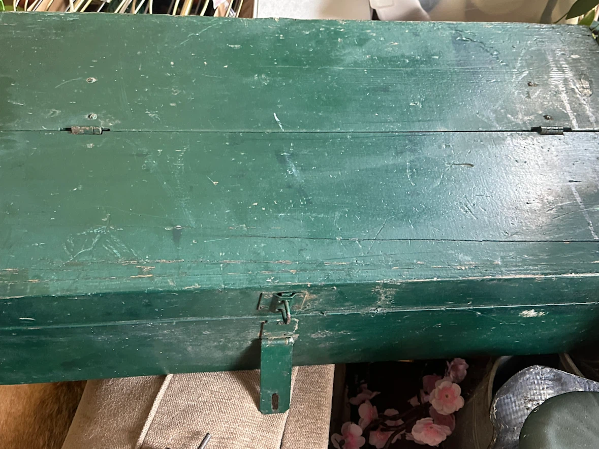 Hand made wood chest