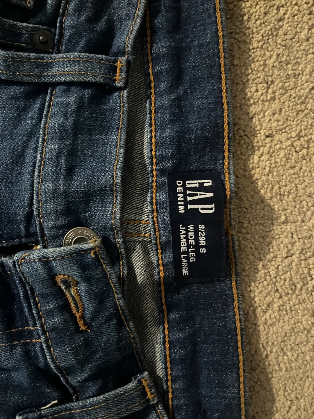 GAP Wide-Leg Denim Jeans - photo 2