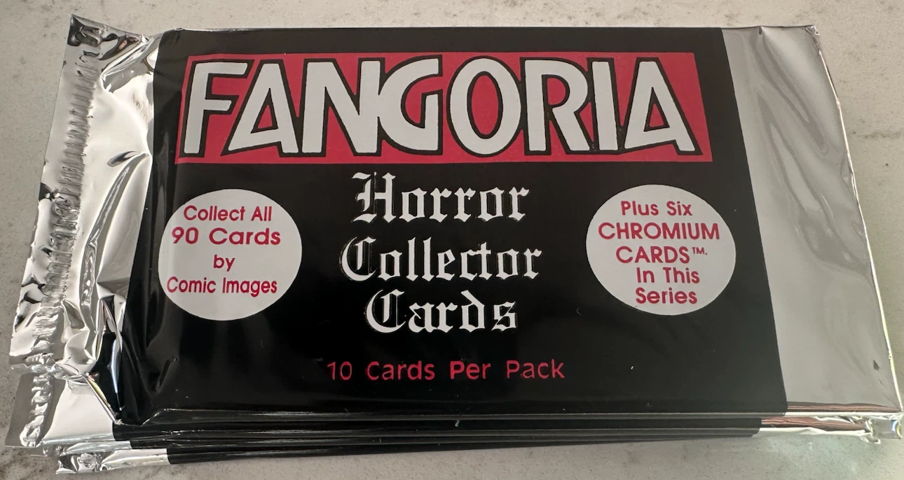 1992 FANGORIA Horror Trading Card Wax Packs (40 total) - photo 4