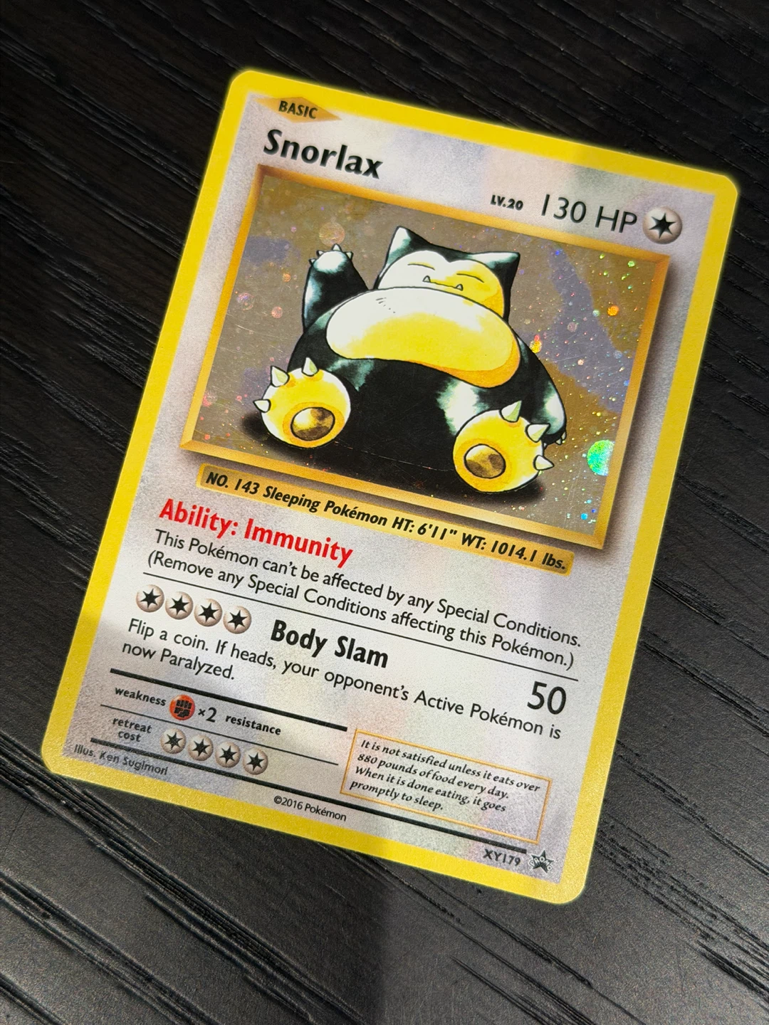 Pokemon Snorlax XY Promo - photo 2