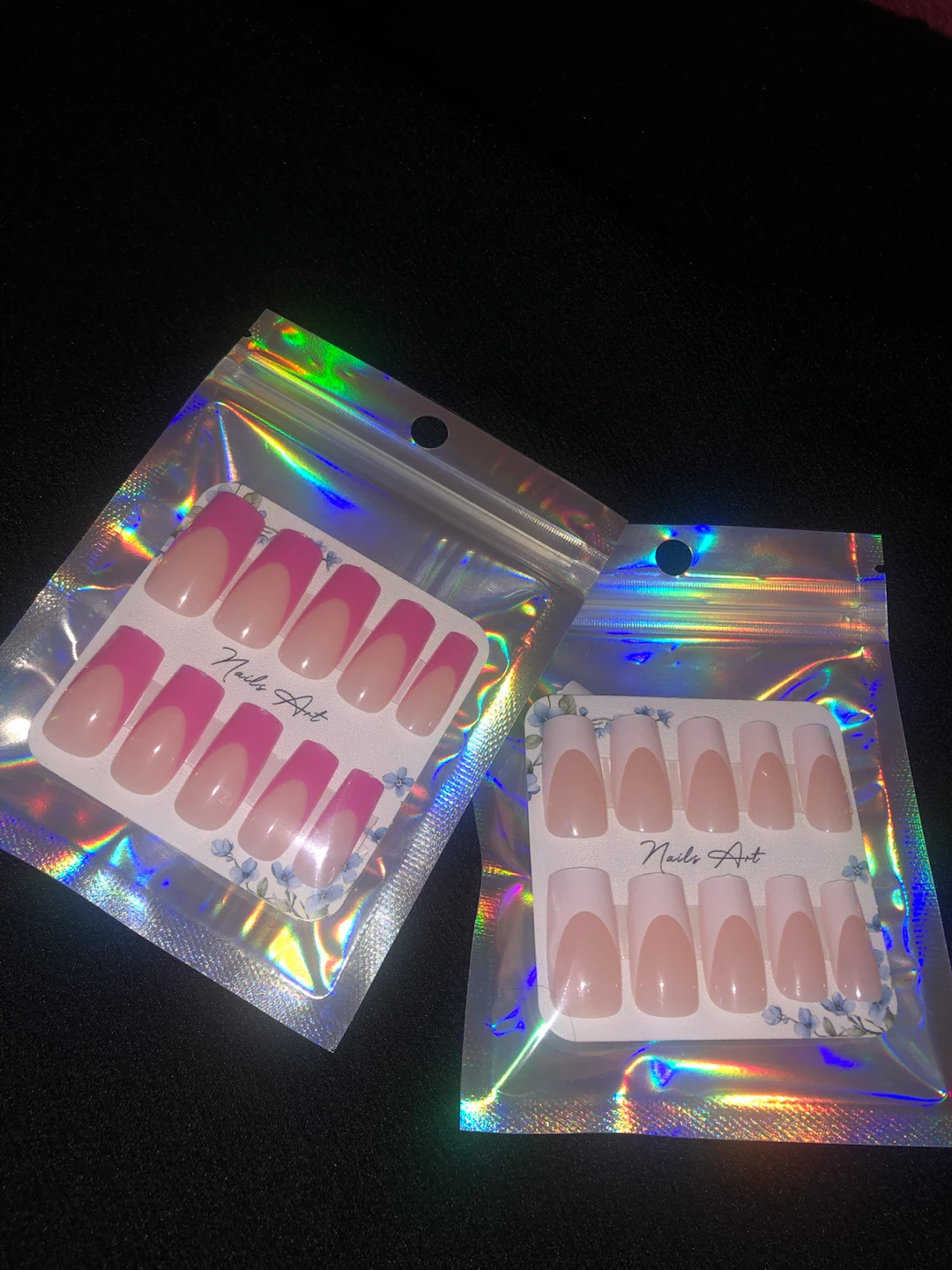 Press-On Nails - French Tip Sets (2)