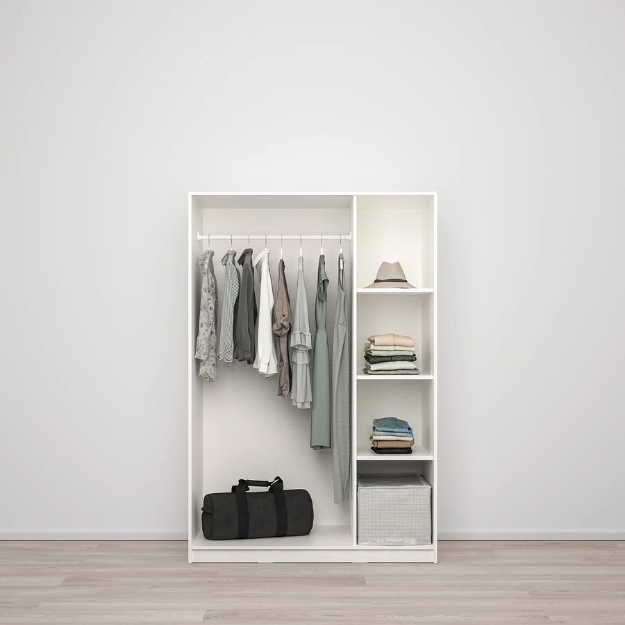 IKEA White Wardrobe with 3 Doors - photo 4