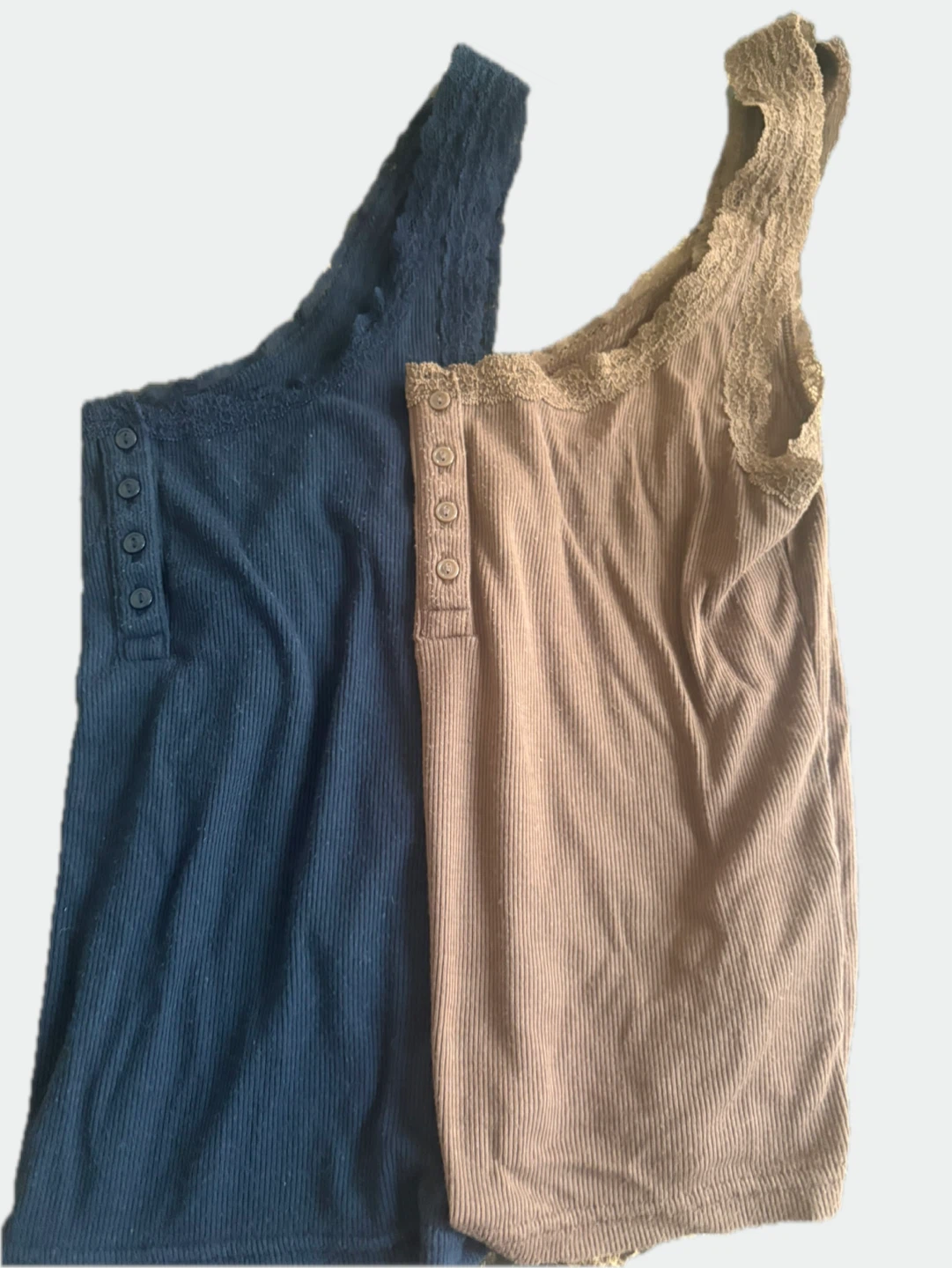 GapBody Tank Tops - Size M (Navy and Brown)