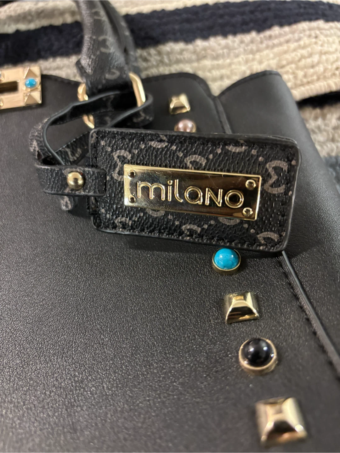 Black Milano Satchel Handbag - photo 2