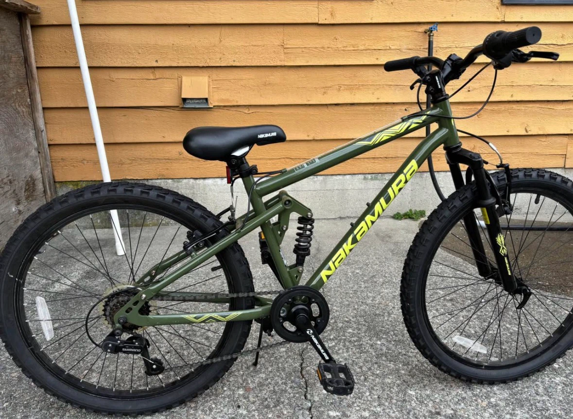 Nakamura Trail Blazer Mountain Bike - Green 24”