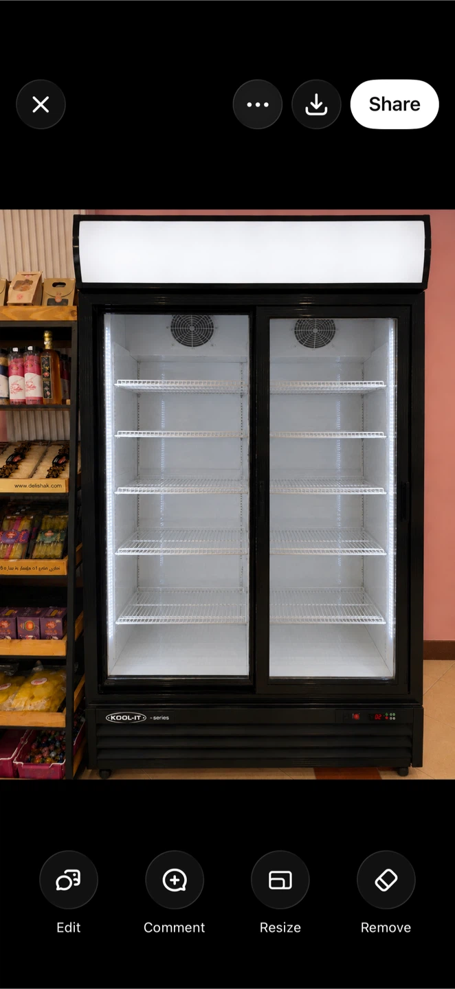 KOOL-IT Commercial 2 Door Glass Display Refrigerator - photo 2