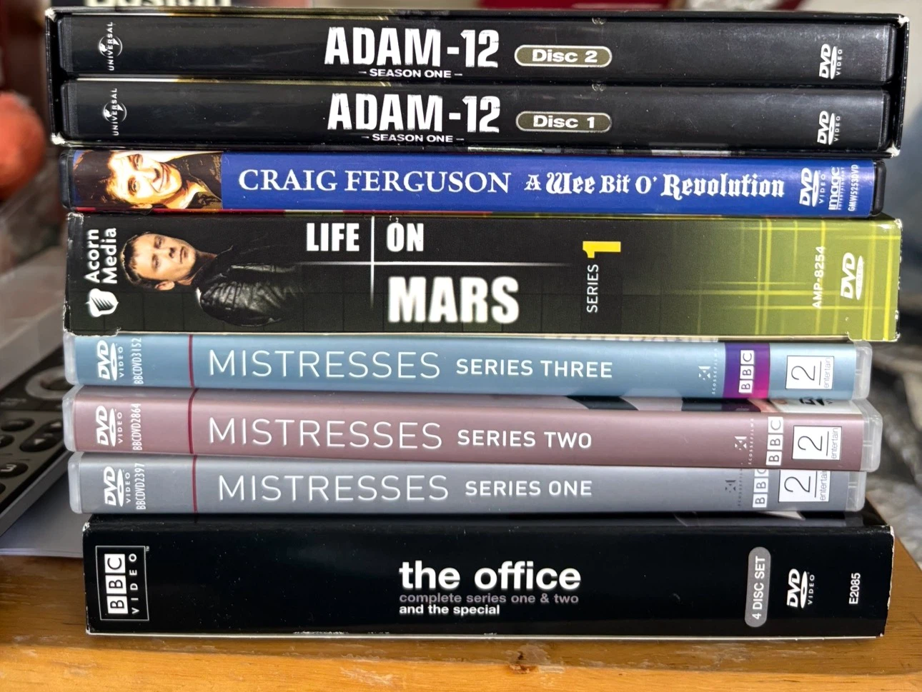Collection of 8 TV Series DVDs