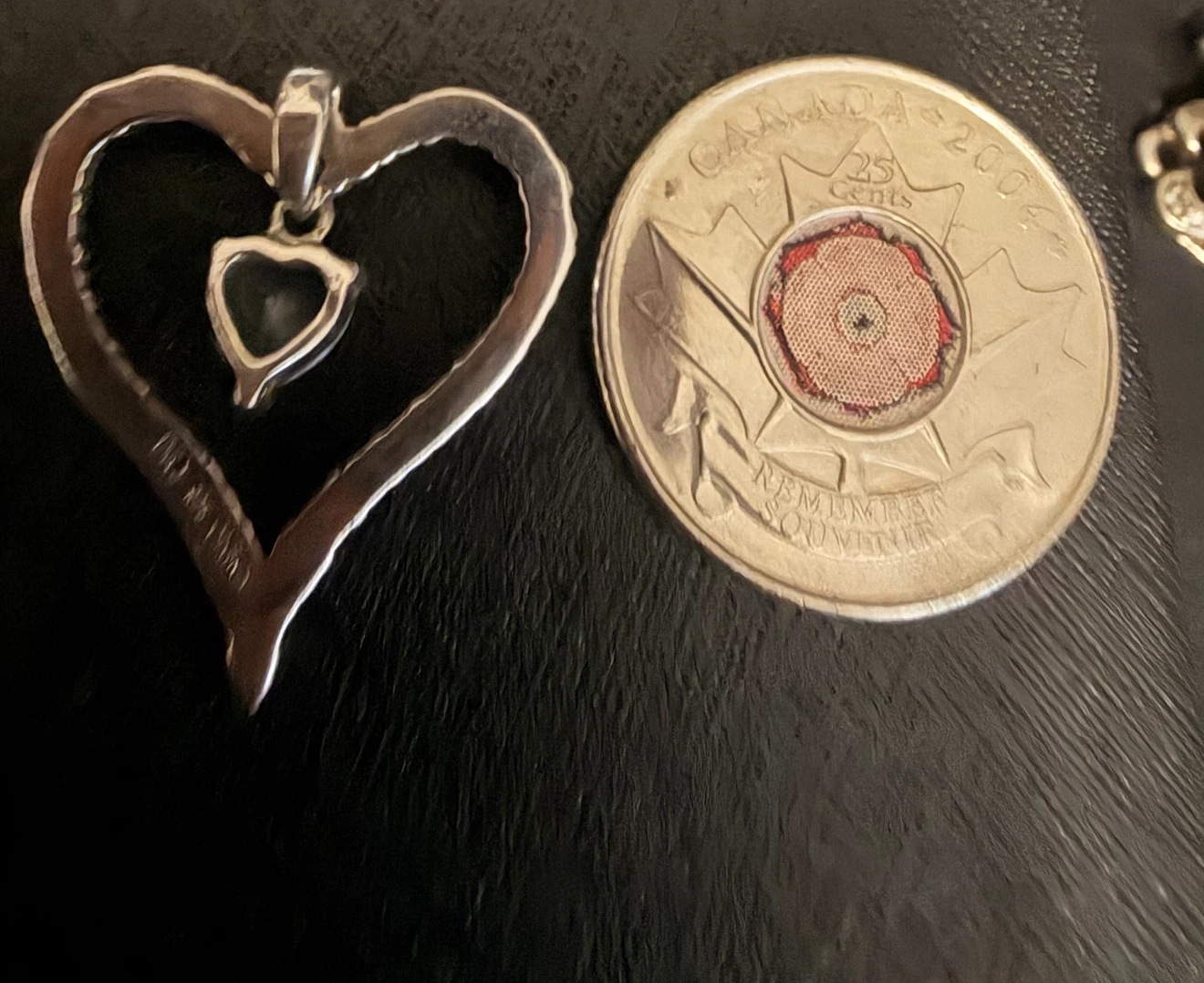 Sterling silver 925 Heart Pendant - photo 2