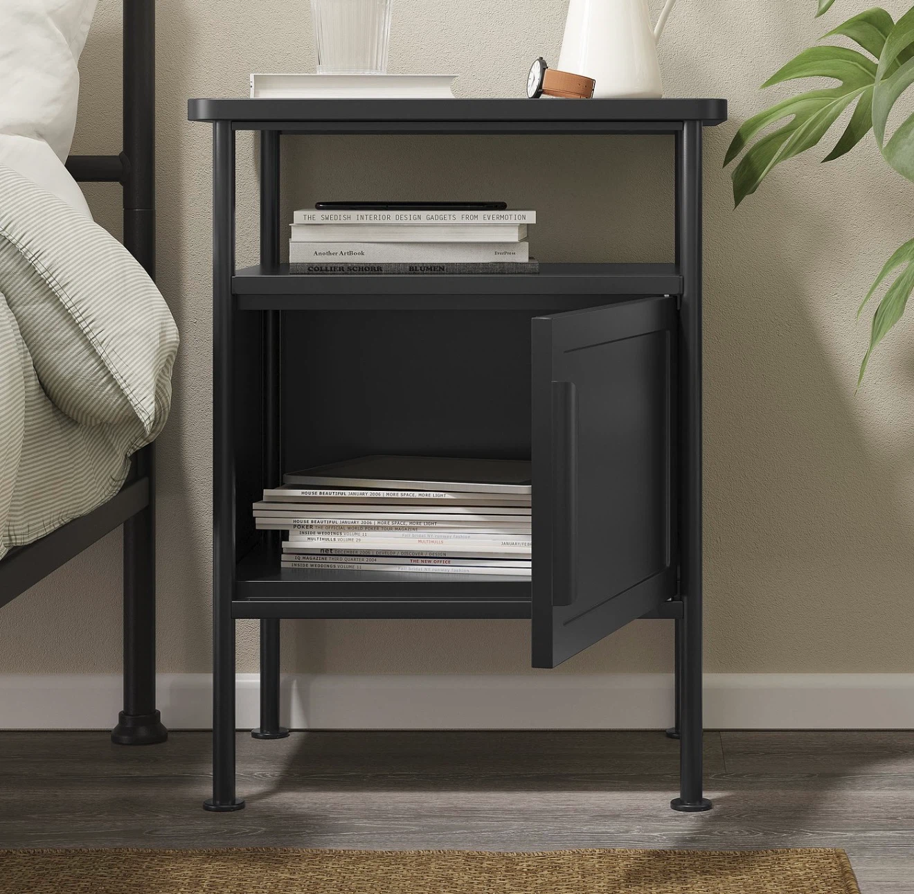 IKEA GRÄFJÄLLET Nightstand Anthracite