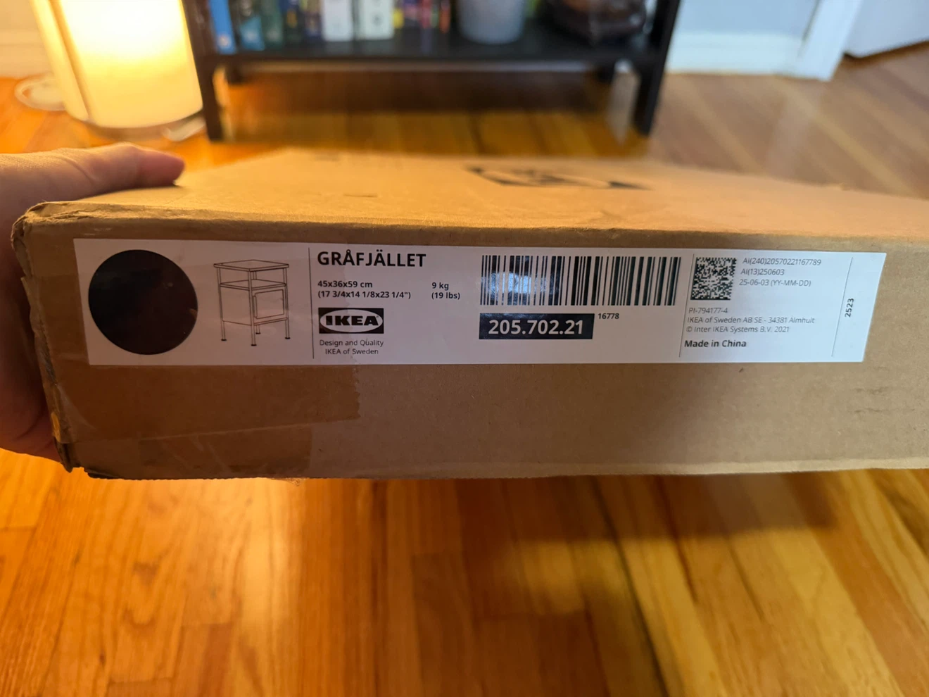 IKEA GRÄFJÄLLET Nightstand Anthracite - photo 3